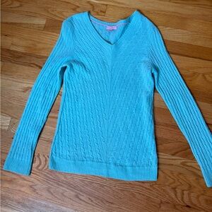 Vintage Lilly Pulitzer cashmere sweater sz large.